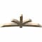 Ekena Millwork Davenport Rough Sawn Timber Gable Bracket, Douglas Fir, 96"W x 36"H x 6"D x 6"F, 9/12 Pitch GBW096X36X0606DAV00RDF - alternate 2